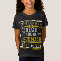 Joodse Grappige Kerstmis Pyjama Chanoeka Joodse Ch