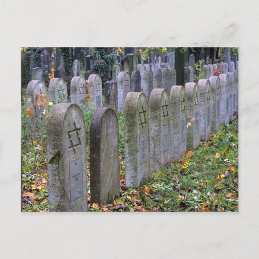 Joodse graven bij Zentralfriedhof Briefkaart (Voorkant)