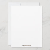 Joodse Hebreeuwse huwelijksuitnodiging Creatieve C Kaart (Achterkant)