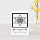 joodse herdenkingskaart kaart (Gele Bloem)