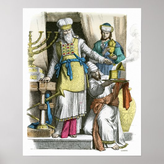 Joodse Hoge Priester van voor Christus Poster (Voorkant)