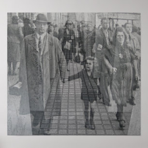 Joodse Holocaust Memorial (Denkmal), Berlijn (j5ps Poster