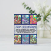 Joodse huis in de stad Jerusalem Briefkaart (Staand voorkant)