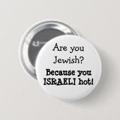 Joodse Humor Button (Voorkant /achterkant)