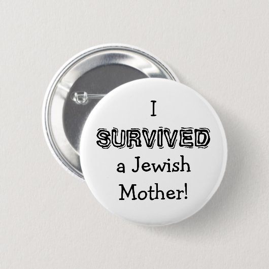 Joodse Humor Button (Voorkant /achterkant)