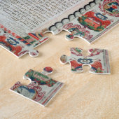 Joodse huwelijksovereenkomst (vellum) legpuzzel (Zijkant)