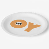 Joodse ideeën decorteren, papieren Borden Papieren Bordje (Gekanteld)