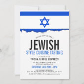 Joodse/Israëlische keuken | Party Flag Witte Uitno Kaart (Voorkant)