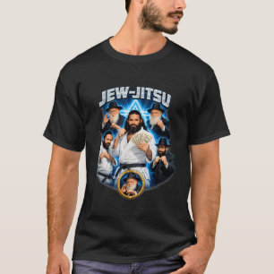 Joodse Jitsu Grappige Ontketende Gen Z Meme Sarcas T-shirt