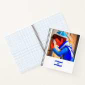 JOODSE JONGEN HUILT EN BIDT NOTITIEBOEK (Binnen)