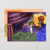 Joodse kaart voor levenslang leren: Bikur Holim (Voorkant / Achterkant)