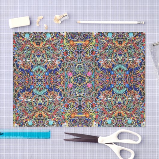 Joodse kaleidoscoop #1 Weefselpapier Tissuepapier (Craft)