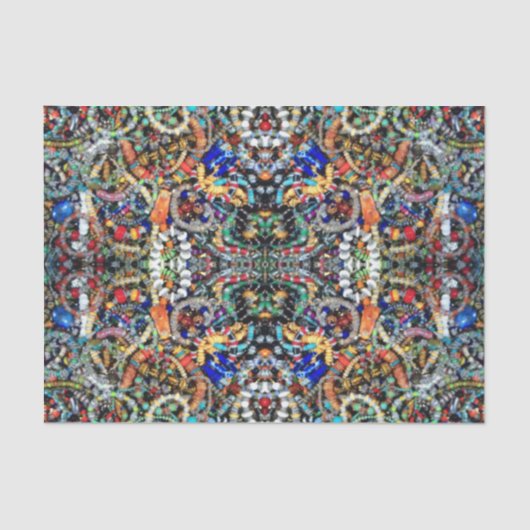 Joodse kaleidoscoop #2 Weefselpapier Tissuepapier (Voorkant)