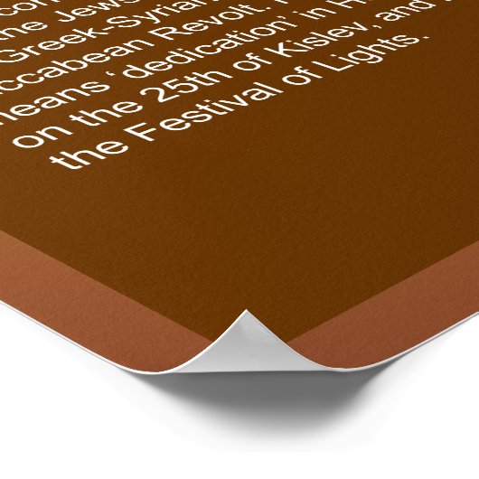 Joodse kalender poster (Hoek)