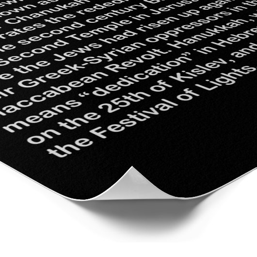 Joodse kalender poster (Hoek)