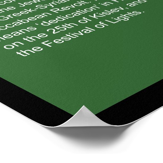 Joodse kalender poster (Hoek)