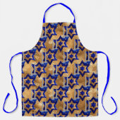 Joodse kandelaars-en-snars schort (Voorkant)