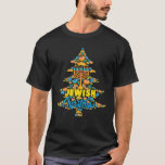 Joodse kerstboom Happy Chanoeka Chanoeka T-shirt<br><div class="desc">Joods Kerstboom Happy Chanoeka Chanoeka Dreidel Joods Shirt</div>