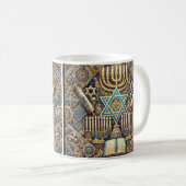 joodse koffie-mok koffiemok (Voorkant rechts)