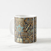 joodse koffie-mok koffiemok (Voorkant links)