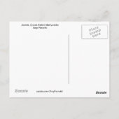 Joodse koningin Esther Matryoshka Briefkaart (Achterkant)