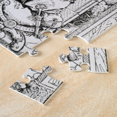 Joodse kool met een sephiroth, kopie van een i legpuzzel (Zijkant)