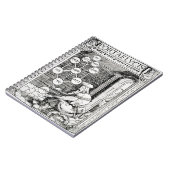 Joodse kool met een sephiroth, kopie van een i notitieboek (Linkerzijde)