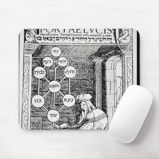 Joodse kool met een sephiroth muismat (Met muis)