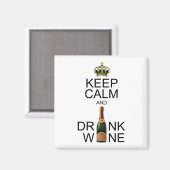 Joodse kweekkalk en Drink wijn Magneet (Voorkant / Achterkant)