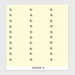 Joodse Labels Cream Logo 30 Sticker