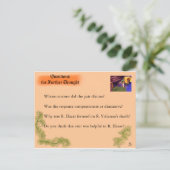 Joodse levenslang leren : Bikur Holim/Vragen Briefkaart (Staand voorkant)