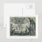 Joodse maaltijden Tijdens de feesten van de tablet Briefkaart (Voorkant / Achterkant)