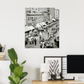 Joodse Markt, NYC 1890 Poster (Thuiskantoor)