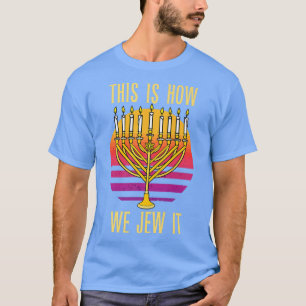 Joodse mensen Hanukkah Chanukah Funny Israëlische T-shirt