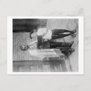 Joodse mensen met Tanakh op Yom Kippur Briefkaart