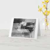 Joodse Mensen met Tanakh op Yom Kippur Kaart (Gele Bloem)