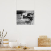 Joodse mensen met Tanakh op Yom Kippur Poster (Keuken)