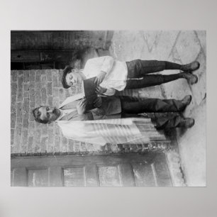 Joodse mensen met Tanakh op Yom Kippur Poster