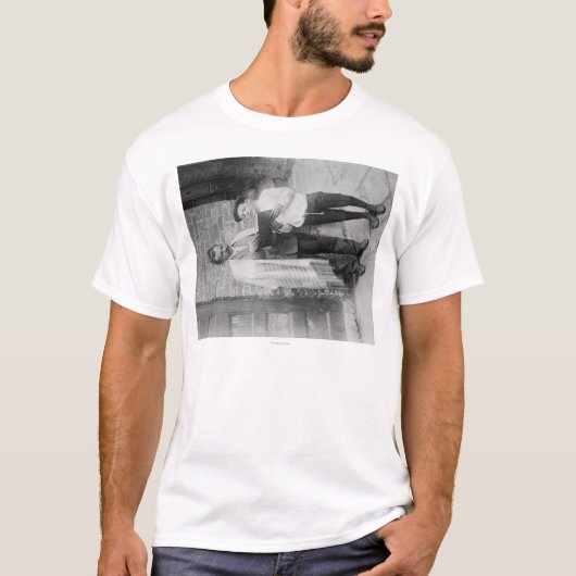 Joodse mensen met Tanakh op Yom Kippur T-shirt (Voorkant)