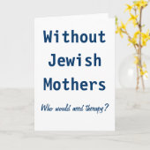 Joodse Moeders Kaart (Gele Bloem)