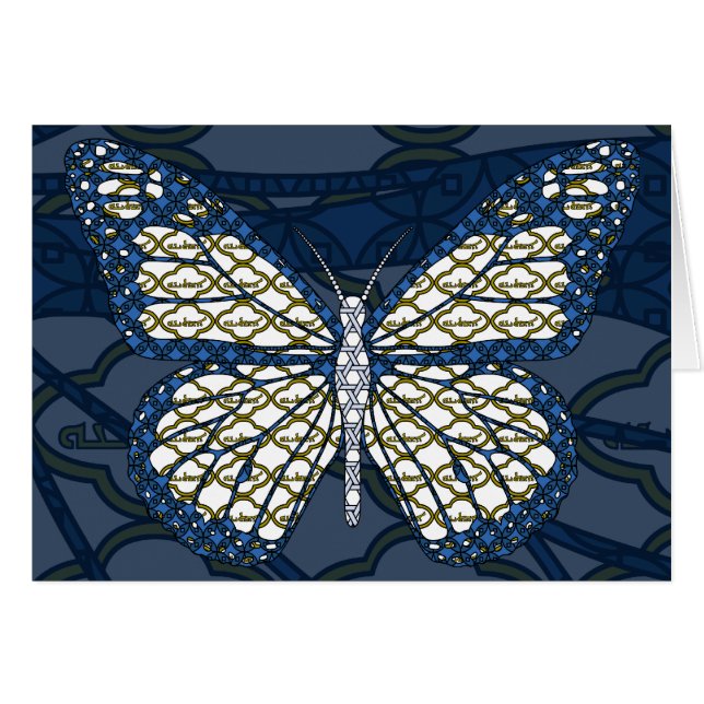 Joodse Monarch Kaart (Voorkant Horizontaal)