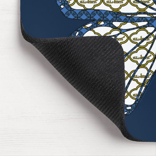 Joodse Monarch Mousepad Muismat (Hoek)