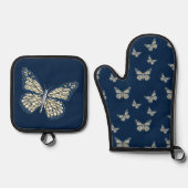 Joodse monarch ovenwant & pannenlap set (Voorkant)