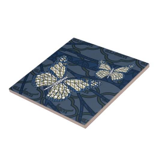 Joodse Monarch Tegel Tegeltje (Zijkant)