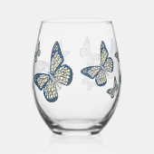 Joodse monarch wijnglas zonder voet (Rechts)
