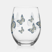 Joodse monarch wijnglas zonder voet (Links)