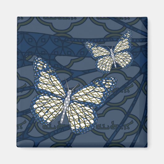 Joodse Monarchvlinder Magnet (Voorkant)