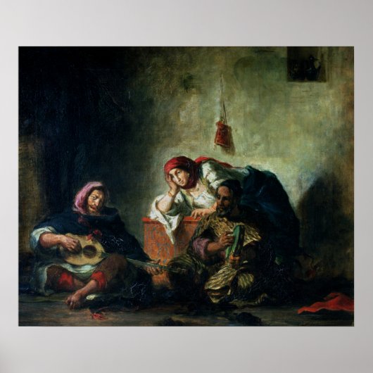 Joodse muzikanten in Mogador, 1847 Poster (Voorkant)