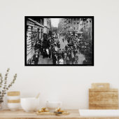 Joodse nieuwjaarsvun aan de oostzijde van de NYC 1 Poster (Keuken)