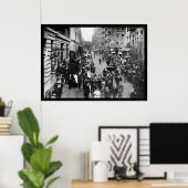 Joodse nieuwjaarsvun aan de oostzijde van de NYC 1 Poster (Thuiskantoor)